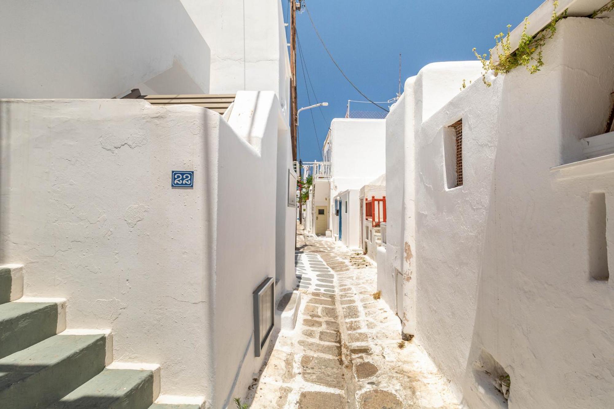 Apartamento Elenitas Flat Next To The Windmills Mykonos Town Exterior foto